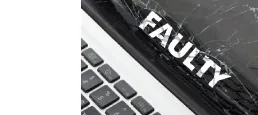 Damaged screen, The Mac Response Centre London