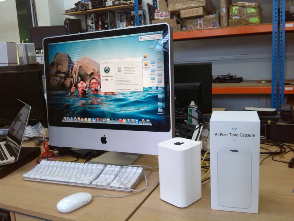 iMac 2 TB Time Capsule Data Transfer