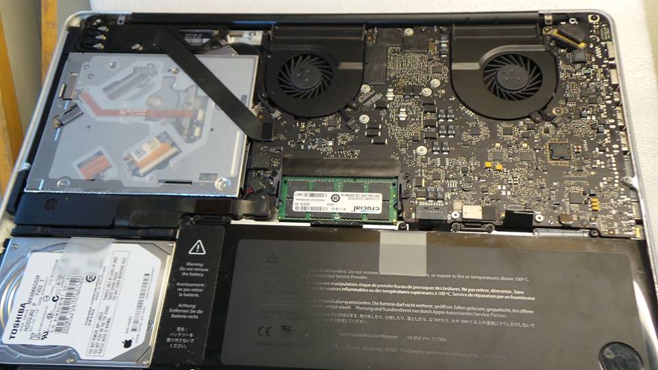 MacBook Pro A1286 Video Card Repair